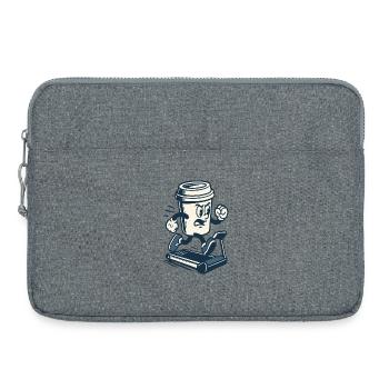 Koffeinhaltige Sprint Kaffeetasse - Laptoptasche 15" - Grau meliert - Vorne