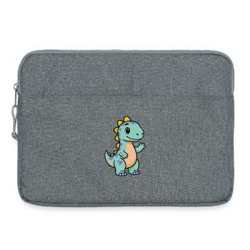 Câlin Little Dino - Sacoche pour ordinateur portable 15 pouces - gris chiné - Devant
