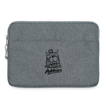 Apfel Mors Popo  - Laptoptasche 15" - Grau meliert - Vorne