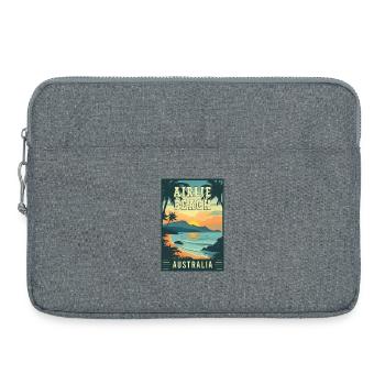 Entdecken Sie das tropische Paradies Airlie Beach in Australien - Laptoptasche 15" - Grau meliert - Vorne