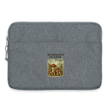Manteau de chat avec la Lune étoilée - Sacoche pour ordinateur portable 15 pouces - gris chiné - Devant
