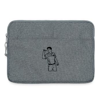 Darts - Laptop bag 15" - heather grey - Front