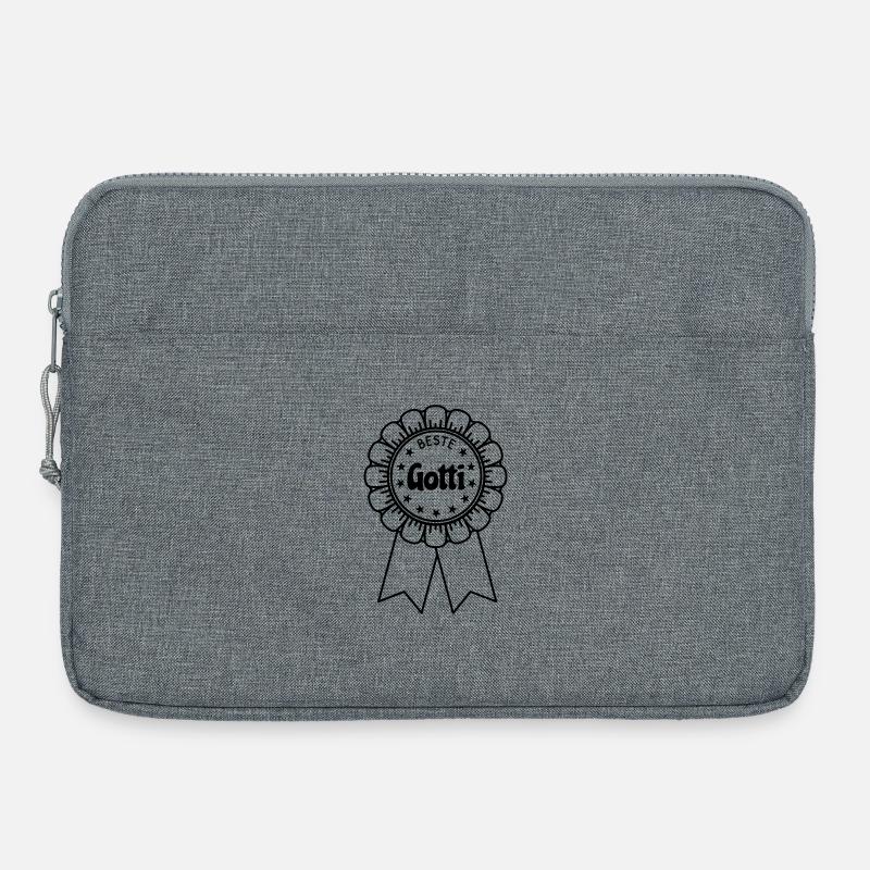 Beste Gotti - Laptoptasche 15" - Grau meliert