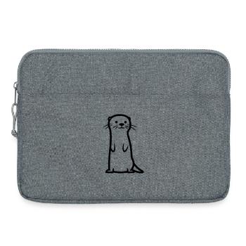 otter - Laptop bag 15" - heather grey - Front