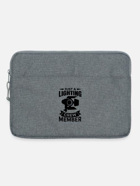 Lichtregie - Laptoptasche 15" - Grau meliert