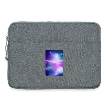 Image de la galaxie - Sacoche pour ordinateur portable 15 pouces - gris chiné - Devant