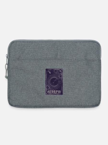 Skorpion Sternbild Nachthimmel - Laptoptasche 15" - Grau meliert