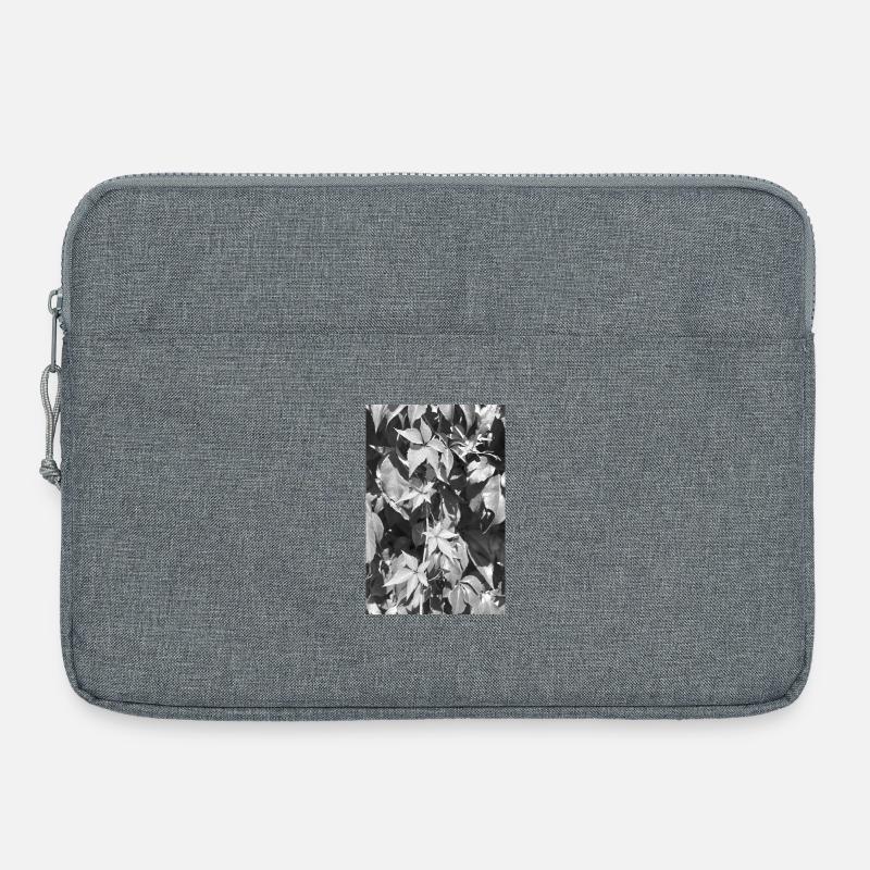 Junger Wilder Wein S/W - Laptoptasche 15" - Grau meliert