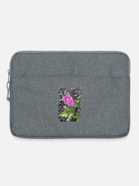 HERBST-ANEMONEN - Laptoptasche 15" - Grau meliert