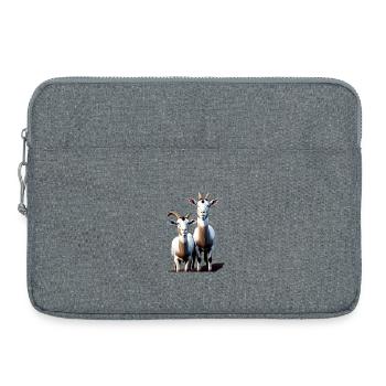 GOATS II - Laptop bag 15" - heather grey - Front