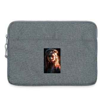 Valentyna - Laptop bag 15" - heather grey - Front