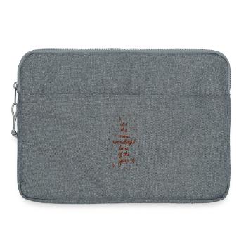 Holiday Season - Laptop bag 15" - heather grey - Front