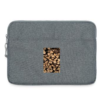 BOIS À BRÛLER - Sacoche pour ordinateur portable 15 pouces - gris chiné - Devant