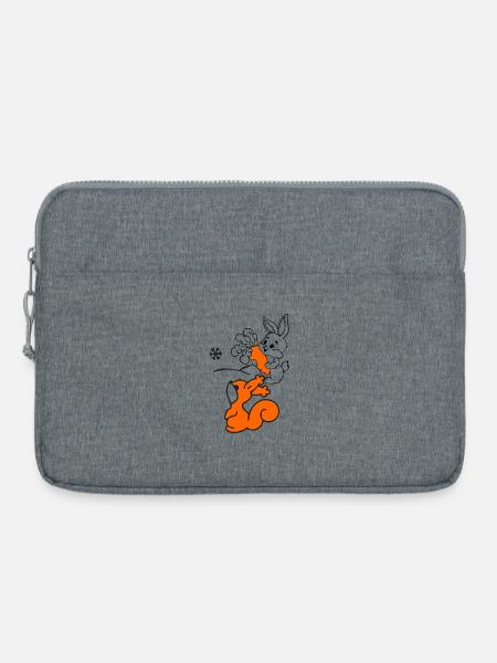 Winter - Laptoptasche 15" - Grau meliert