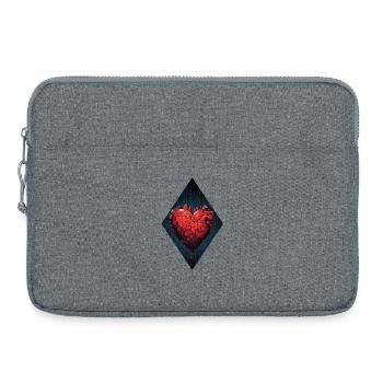 La renaissance d’un cœur - Sacoche pour ordinateur portable 15 pouces - gris chiné - Devant