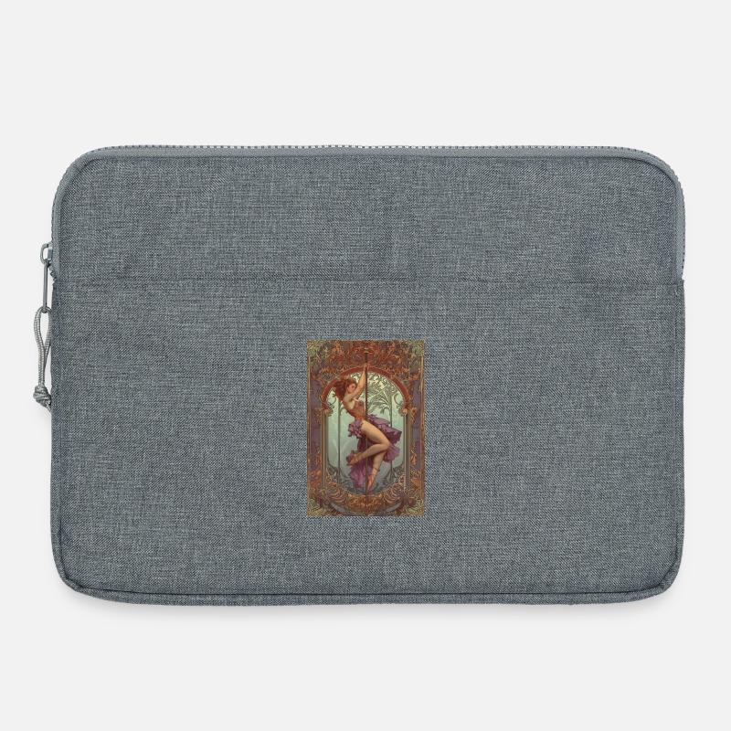 Jugendstil Polesit 2:3 - Laptoptasche 15" - Grau meliert