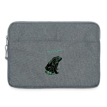Halloween Toad - Laptop bag 15" - heather grey - Front