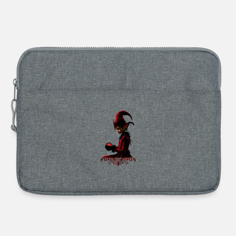 Die dunkle Weihnachtszeit. - Laptoptasche 15" - Grau meliert