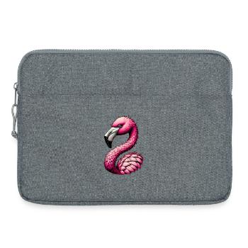 Flamant - Sacoche pour ordinateur portable 15 pouces - gris chiné - Devant