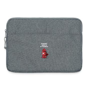 Hydrant Hero in Training - Laptop bag 15" - heather grey - Front