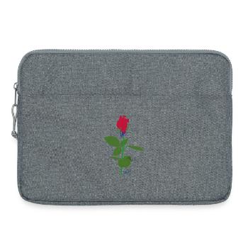 Heart rose - Laptop bag 15" - heather grey - Front