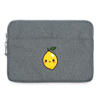 Lemon - Laptop bag 15" - heather grey - Front