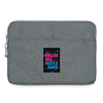 JensJensen - Laptoptasche 15" - Grau meliert - Vorne