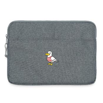 Möwe  - Laptoptasche 15" - Grau meliert - Vorne