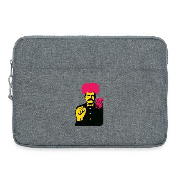 Strange Art Man - Laptoptasche 15" - Grau meliert - Vorne
