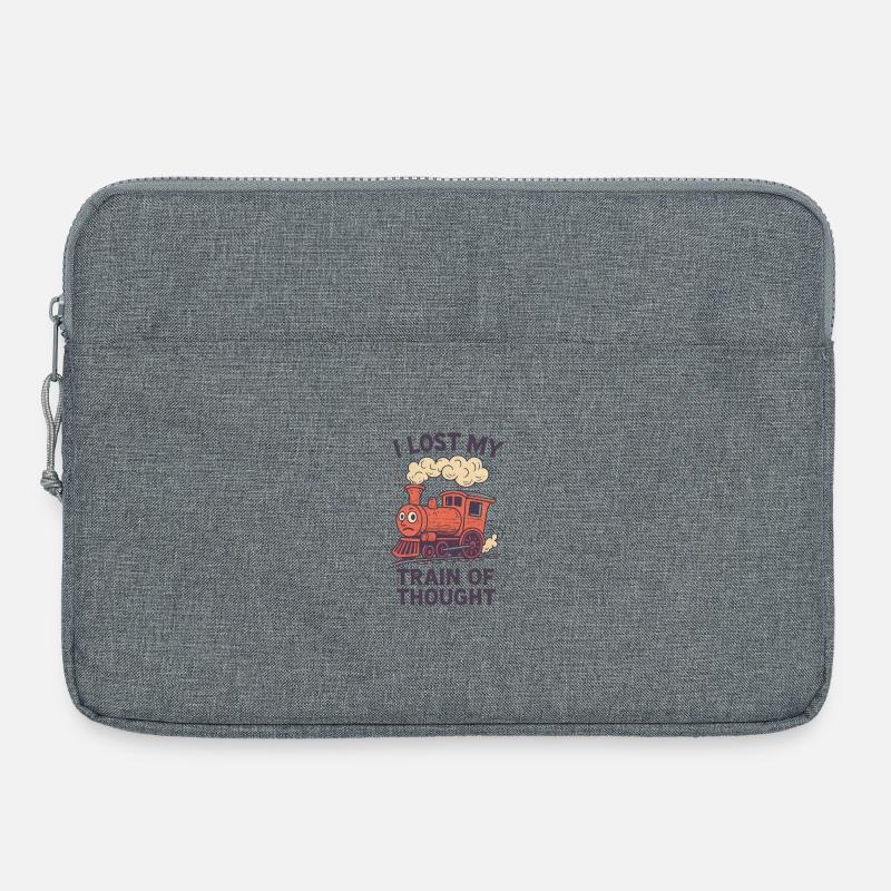 Denkmuster - Laptoptasche 15" - Grau meliert