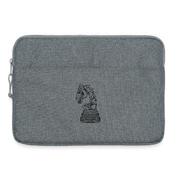 Skeleton jumper - Laptop bag 15" - heather grey - Front