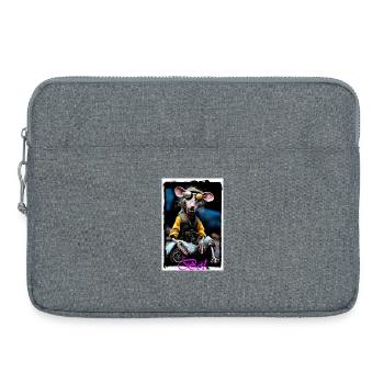 Poupée Punk Futuriste Rat Garage - Sacoche pour ordinateur portable 15 pouces - gris chiné - Devant