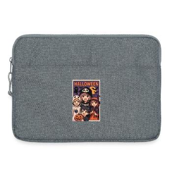 Halloween - Trick or Treat Kids - Laptoptasche 15" - Grau meliert - Vorne