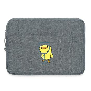 Cute Chick - Laptop bag 15" - heather grey - Front