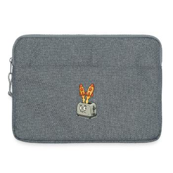 Des fusées spatiales dans le grille-pain - Sacoche pour ordinateur portable 15 pouces - gris chiné - Devant