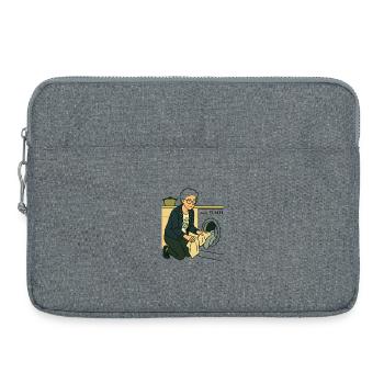Oma Karin - Laptoptasche 15" - Grau meliert - Vorne