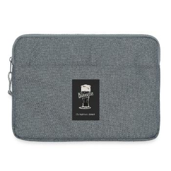 No Light Beer Allowed – Dunkles Bier Design - Laptoptasche 15" - Grau meliert - Vorne