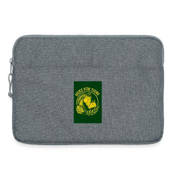 Coeur Pour Les Animaux Cheval Emblème - Sacoche pour ordinateur portable 15 pouces - gris chiné - Devant