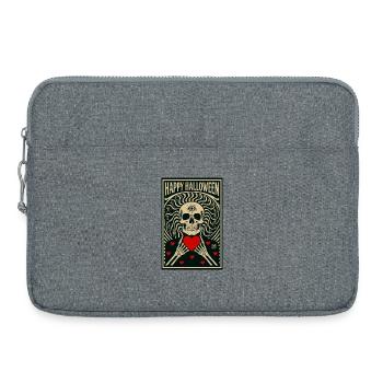 la_mort_vous_va_si_bien - Sacoche pour ordinateur portable 15 pouces - gris chiné - Devant