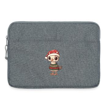 Bouquet Christmas - Laptop bag 15" - heather grey - Front