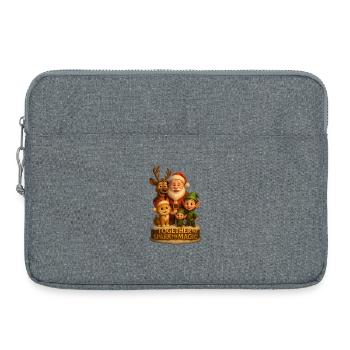 We Spark the Magic – Weihnachts Family Design - Laptoptasche 15" - Grau meliert - Vorne