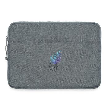 Illustration Abstraite du Cerveau - Sacoche pour ordinateur portable 15 pouces - gris chiné - Devant