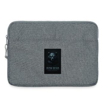 Iron Bear Stärke im Schweigen - Laptoptasche 15" - Grau meliert - Vorne
