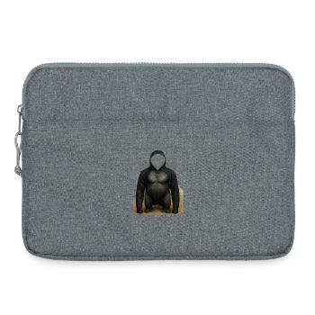 Shadow Gorilla Kapuzenpullover Design - Laptoptasche 15" - Grau meliert - Vorne