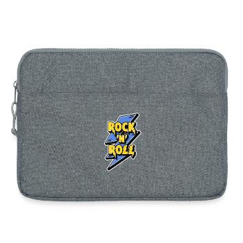 Rock 'N' Roll Lightning Bolt - Laptoptasche 15" - Grau meliert - Vorne