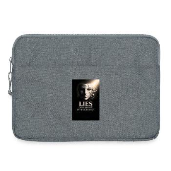 Les mensonges ne vieillissent pas bien à la lumière du jour - Sacoche pour ordinateur portable 15 pouces - gris chiné - Devant