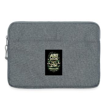ABI 2026 – Google war dabei - Laptoptasche 15" - Grau meliert - Vorne