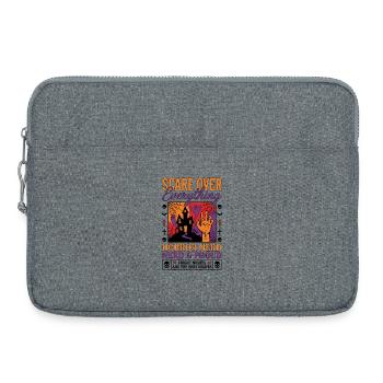 Horror Nerd Stolz Design - Laptoptasche 15" - Grau meliert - Vorne