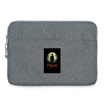 Mondlichtschatten - Laptoptasche 15" - Grau meliert - Vorne