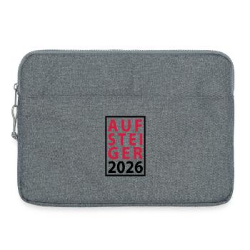 Aufsteiger 2026 Aufstieg - Laptoptasche 15" - Grau meliert - Vorne